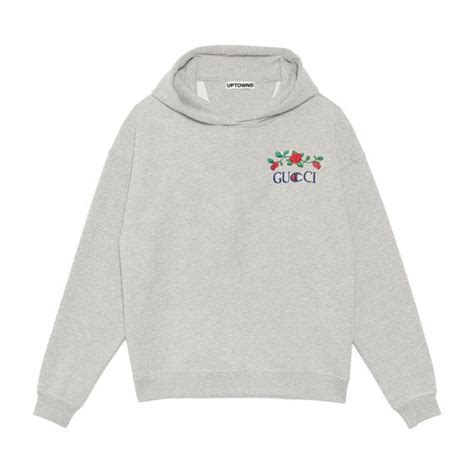 champion gucci rose hoodie|gucci x champion embroidered hoodie.